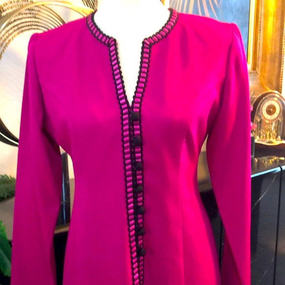 SZ 6 DRESS BLACK/PINK - Picture 2 of 7